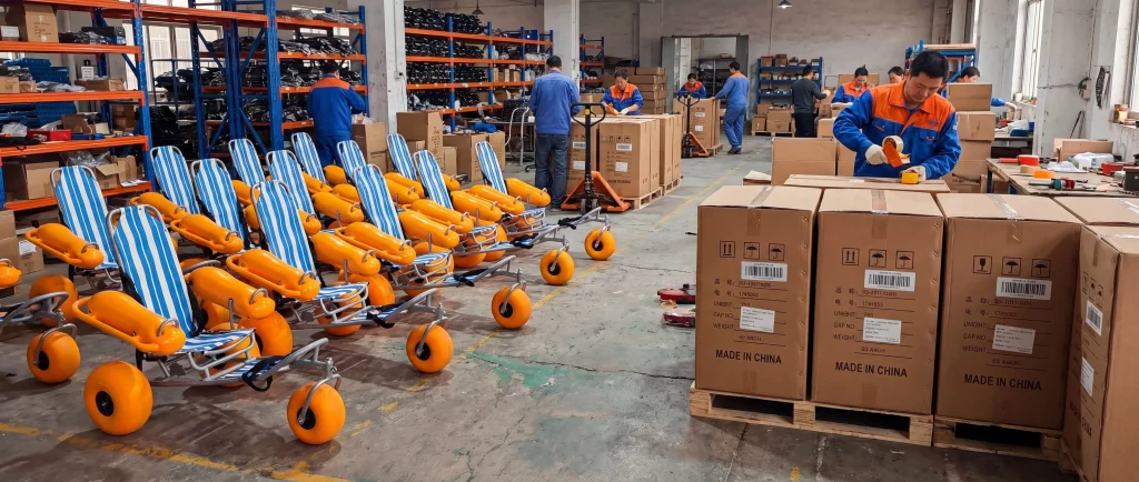 beach wheelchair manufacturing facility