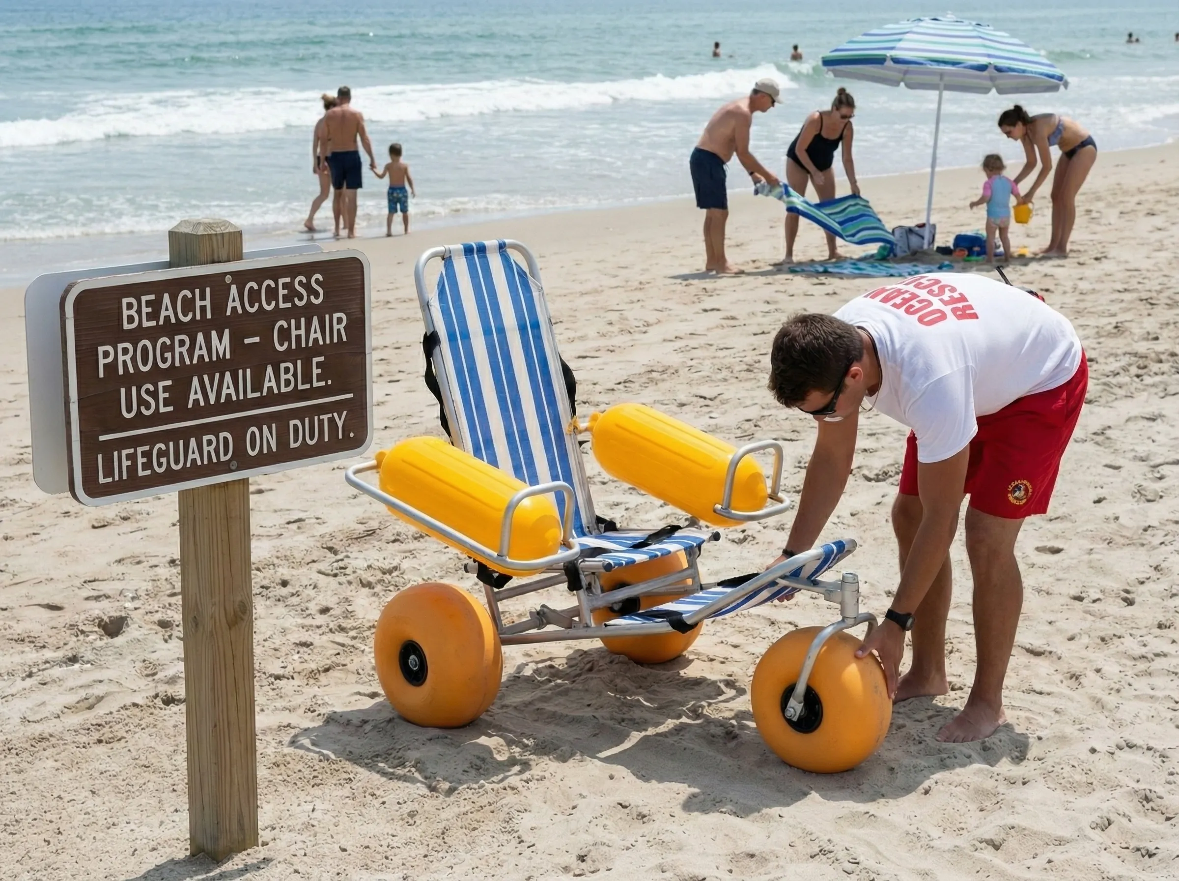 Public beach accessibility program
