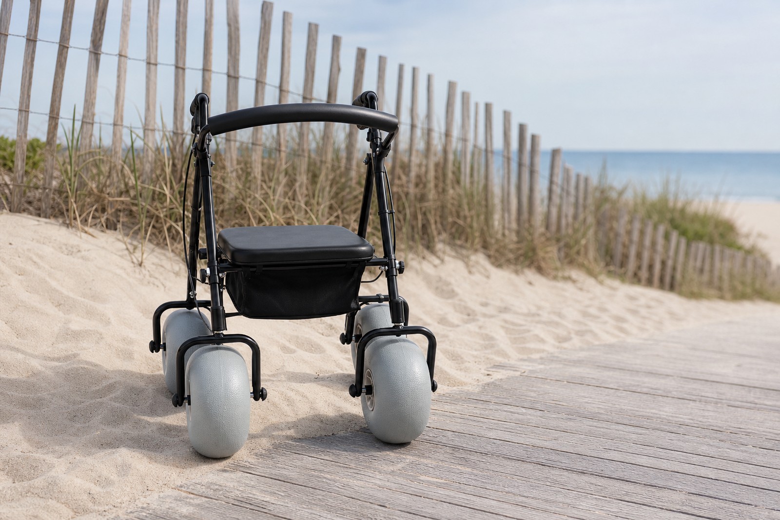 Beach walker design made for soft sand