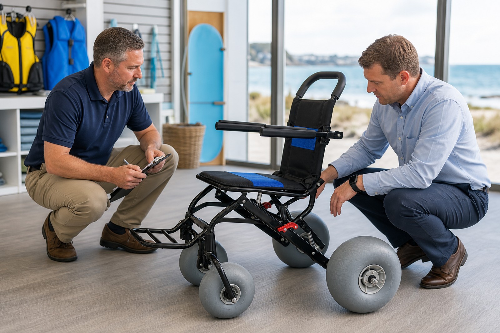 Comparing lightweight beach wheelchair options