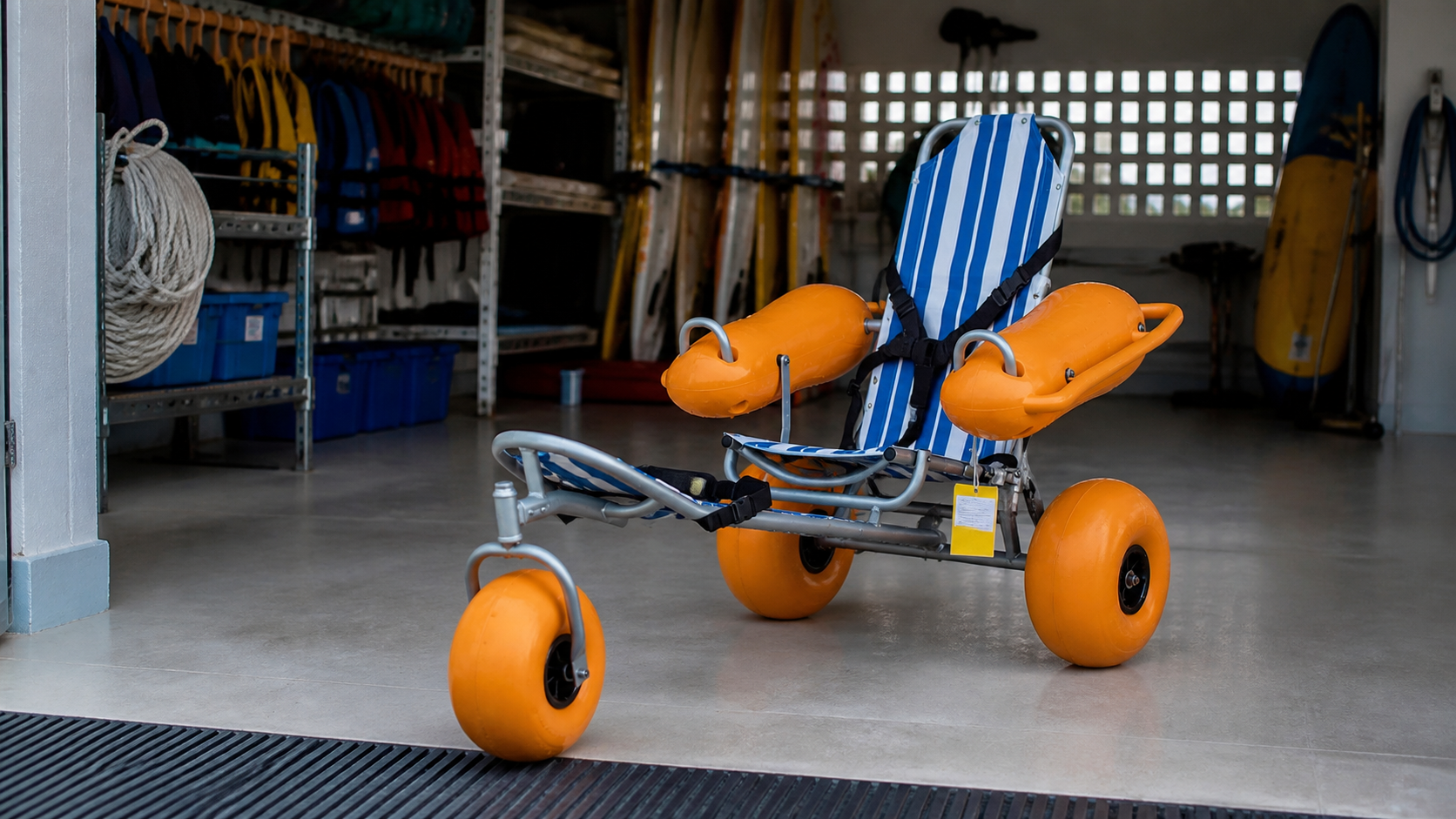 How should storage protect the chair between sessions