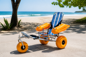 What Is a Practical Floating Beach Wheelchair Resort Plan