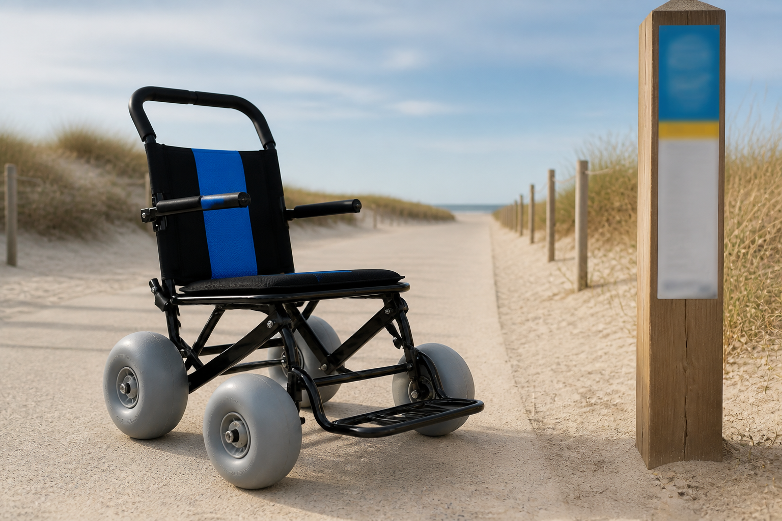 All-Terrain Beach Wheelchair section 1