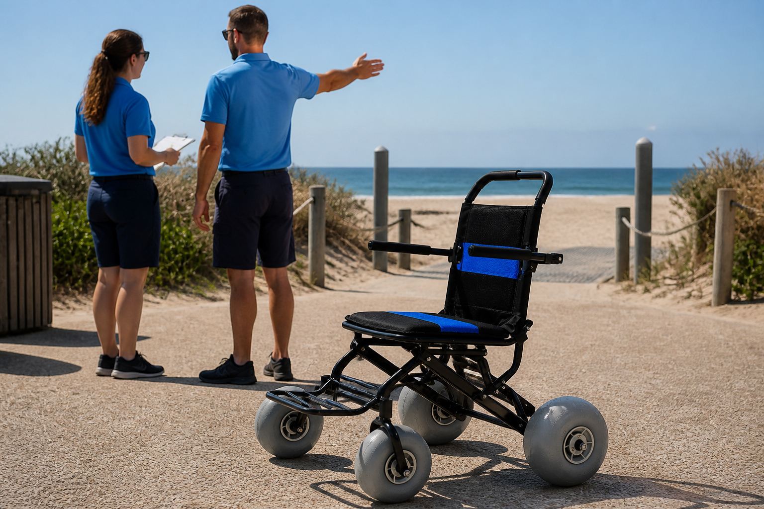 Lightweight Beach Wheelchair section 6
