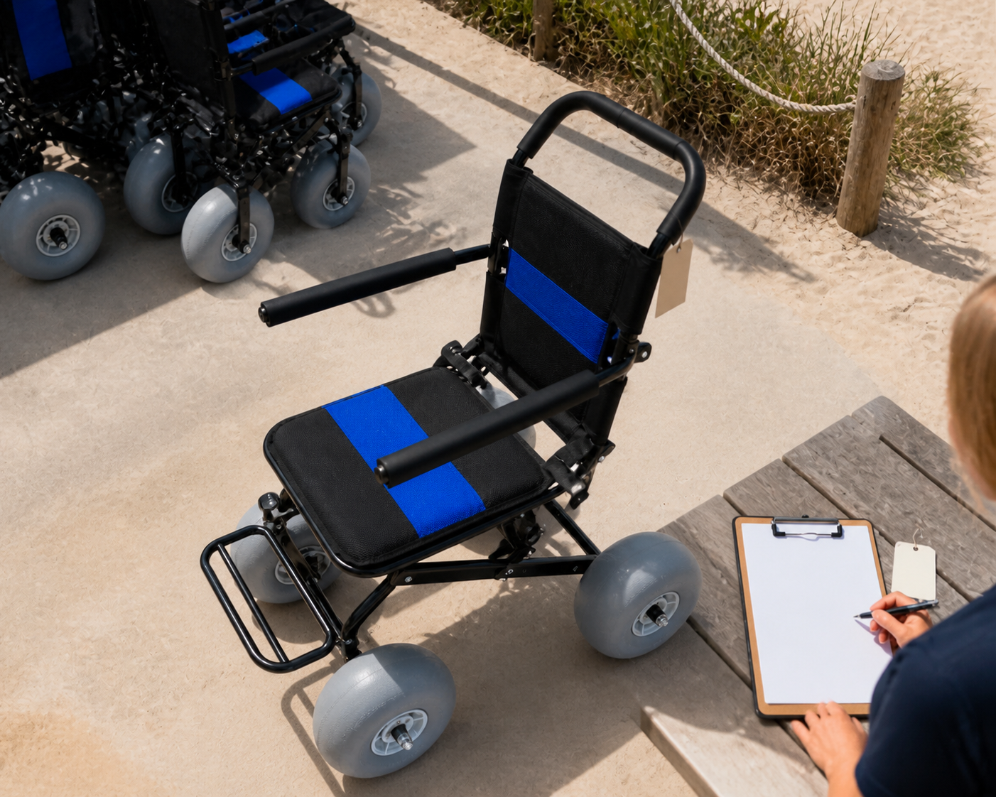 Lightweight Beach Wheelchair section 9